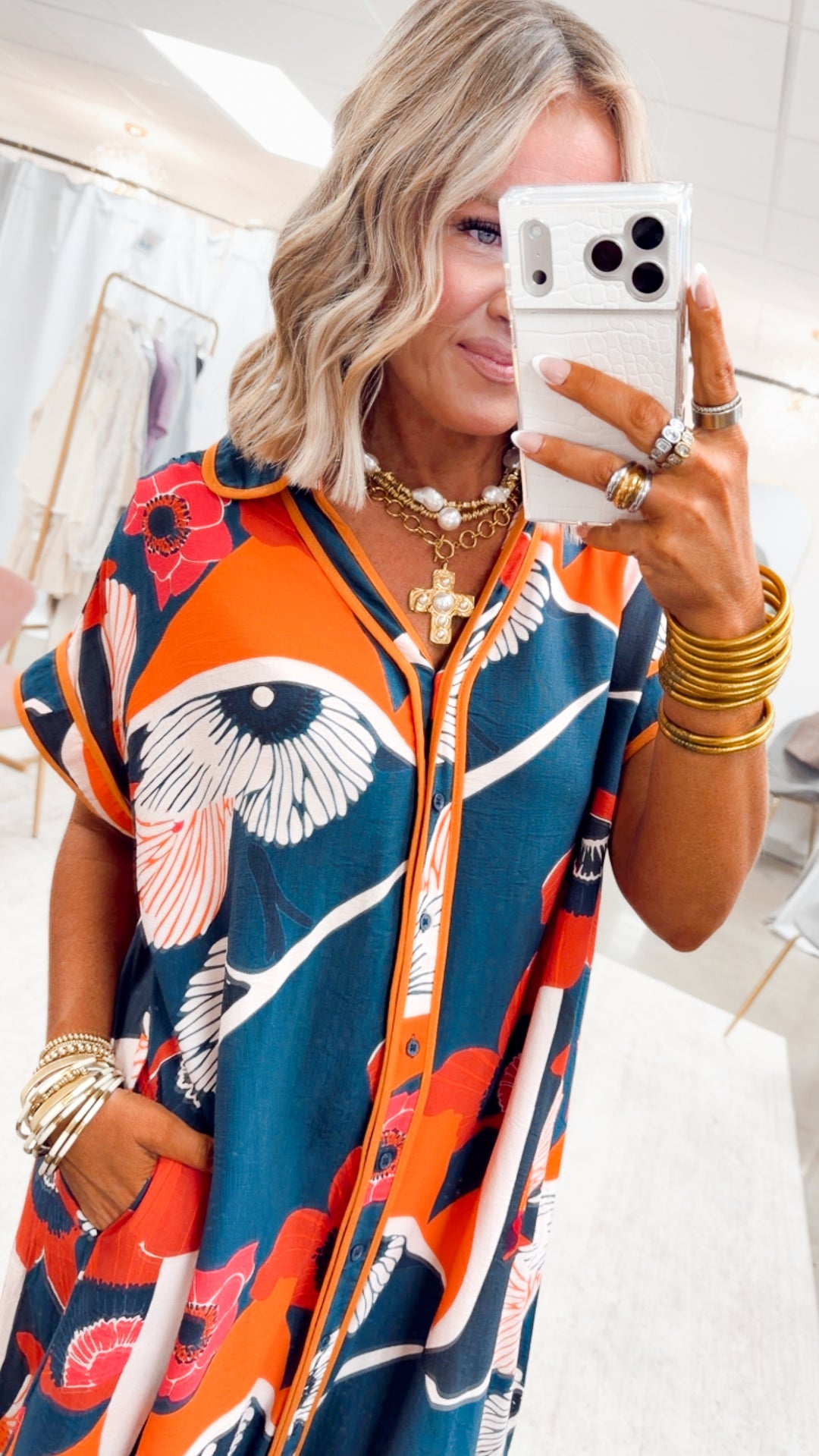 The Monaco Palm Dress