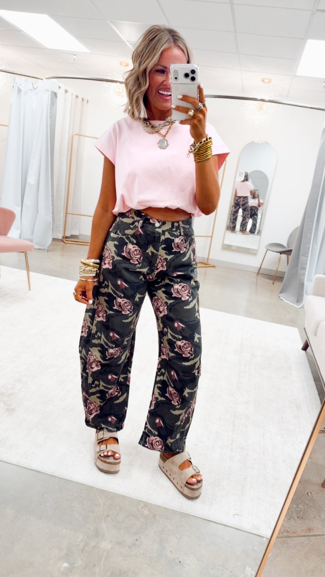 The Rose Command Barrel Jean