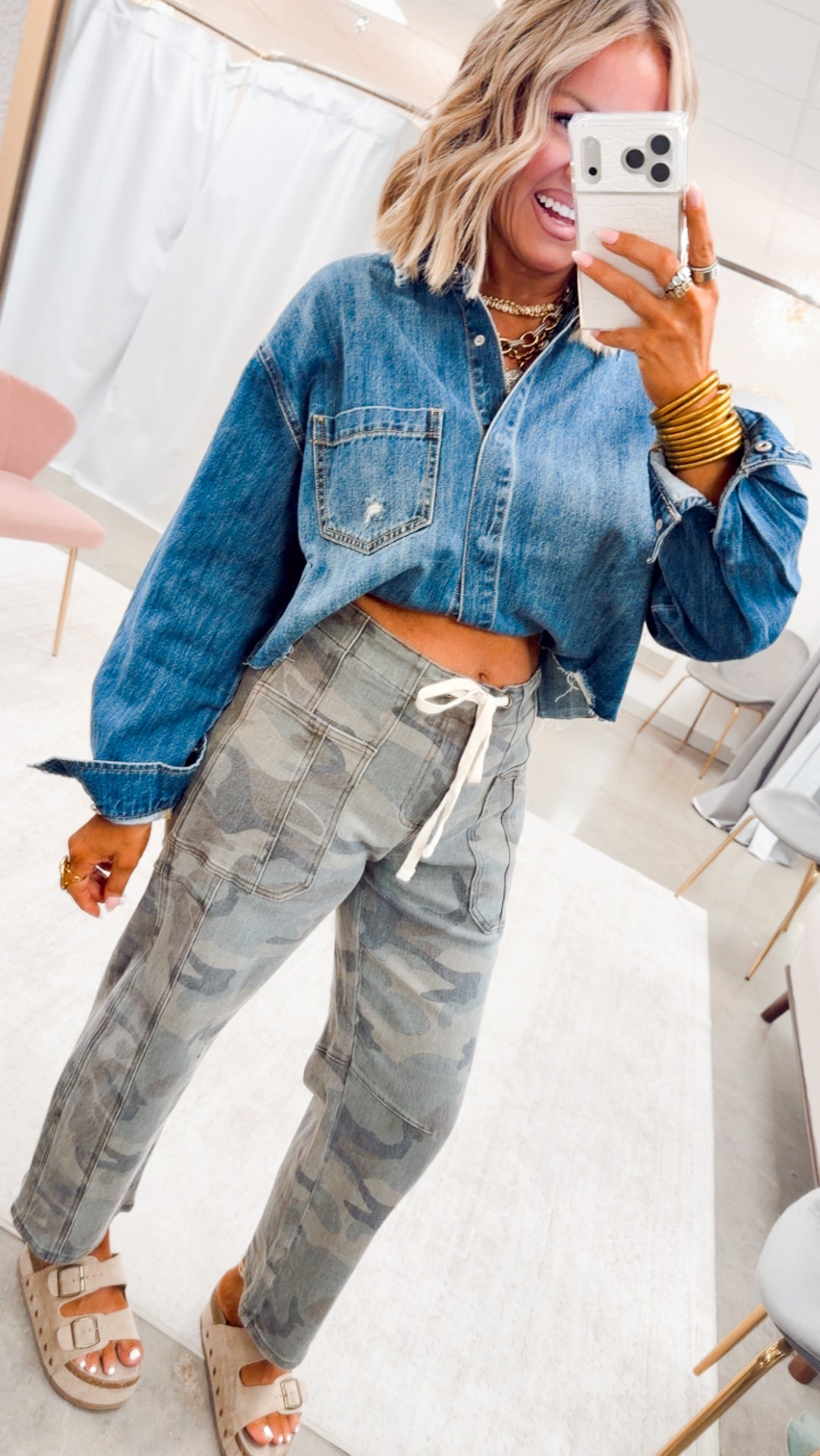 The Rogue Camo Barrel Jean