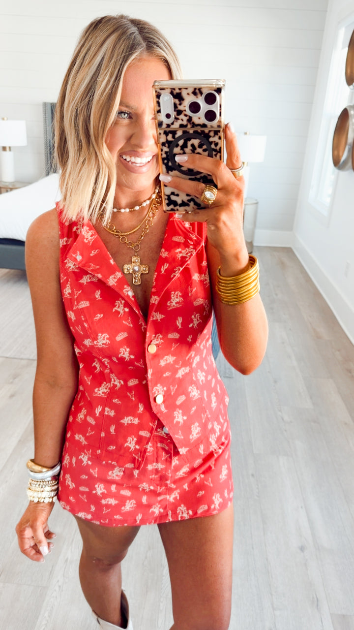 The Wild West Mini Skort