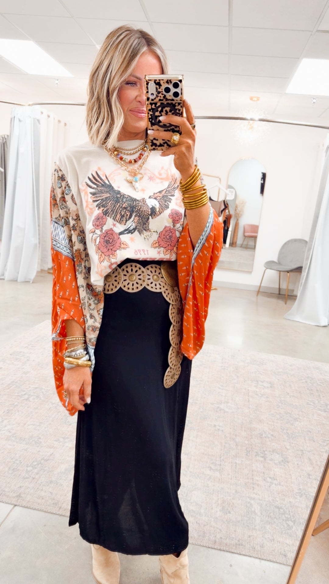 The Marlow Midi Skirt-Black