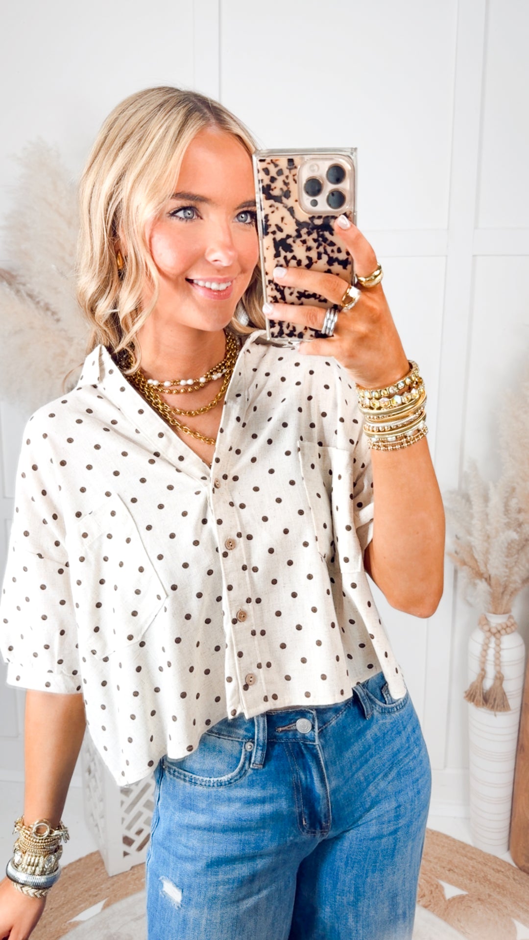 Polka Muse Top