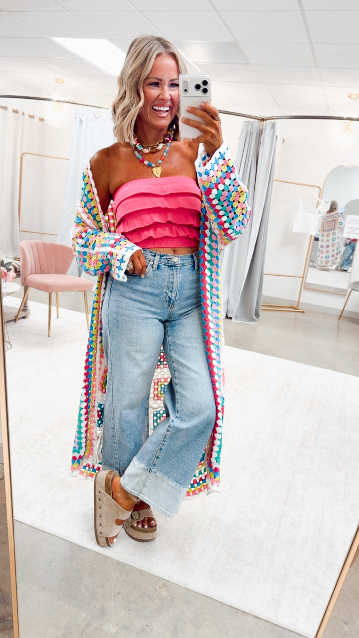 The Colorfield Crochet Cardigan
