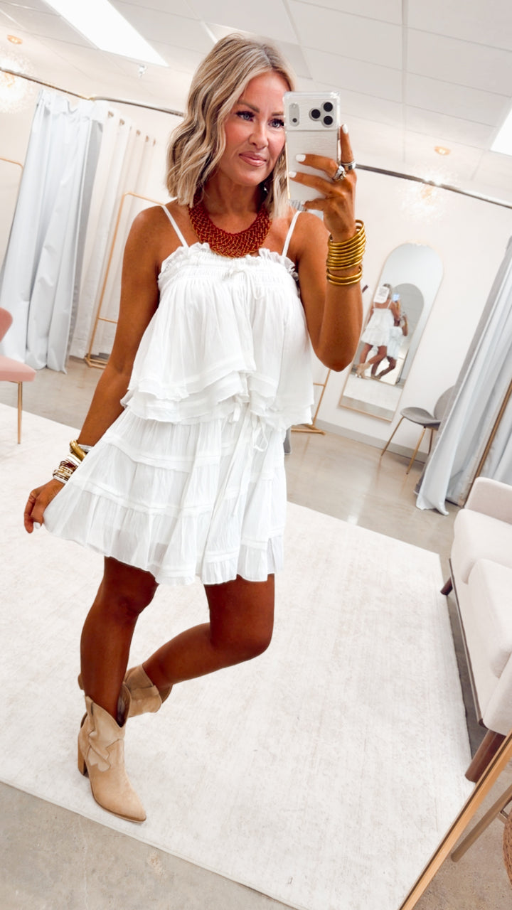 The Cambria Two Piece Set-White