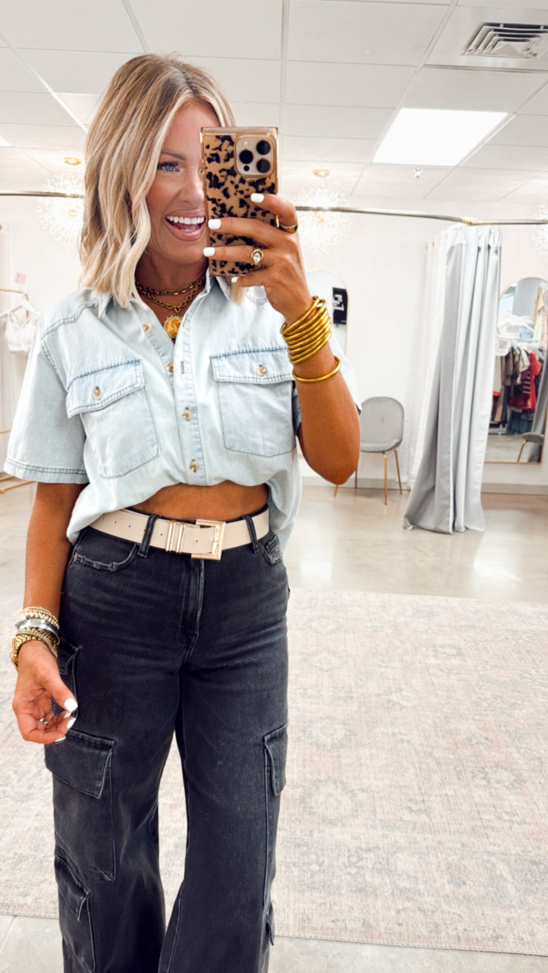 Lainey Button Down Top