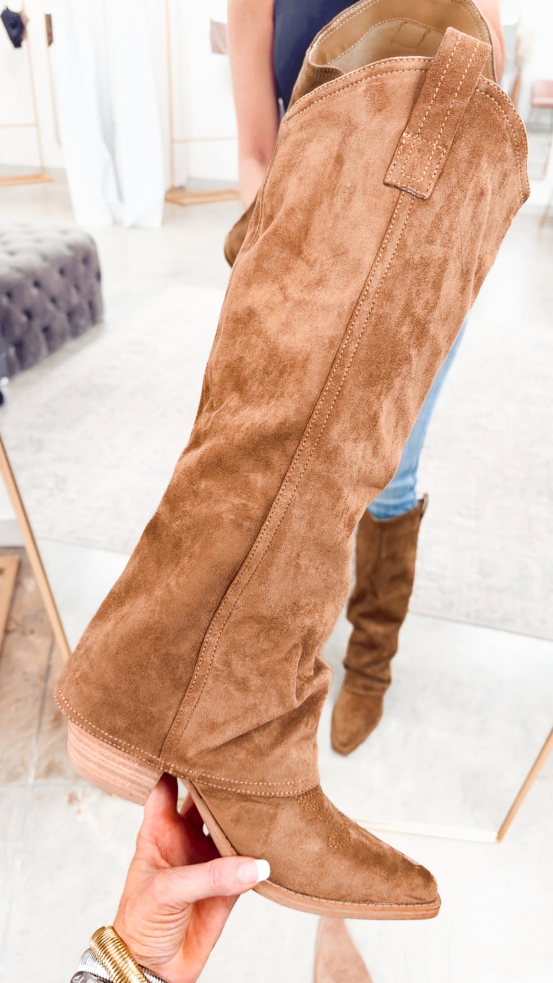 Pamela Slouch Heel Boot