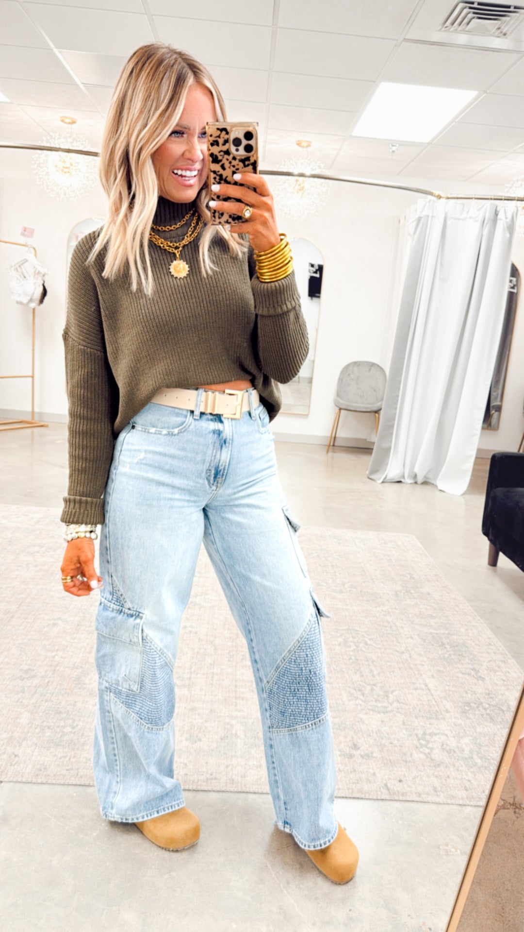 The Forest Mock Neck Sweater