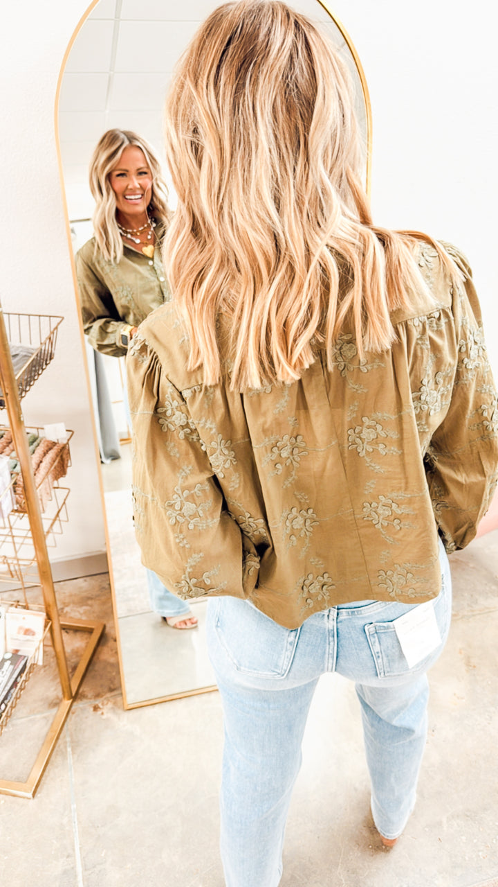Olive Grove Blouse