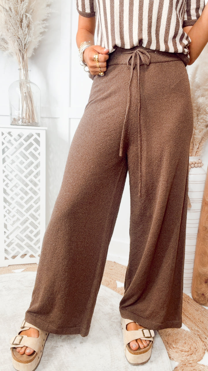The Holden Leisure Pants Set-Coffee Bean