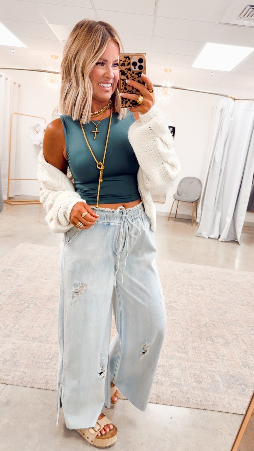 Skylar Open Front Cardigan Sweater