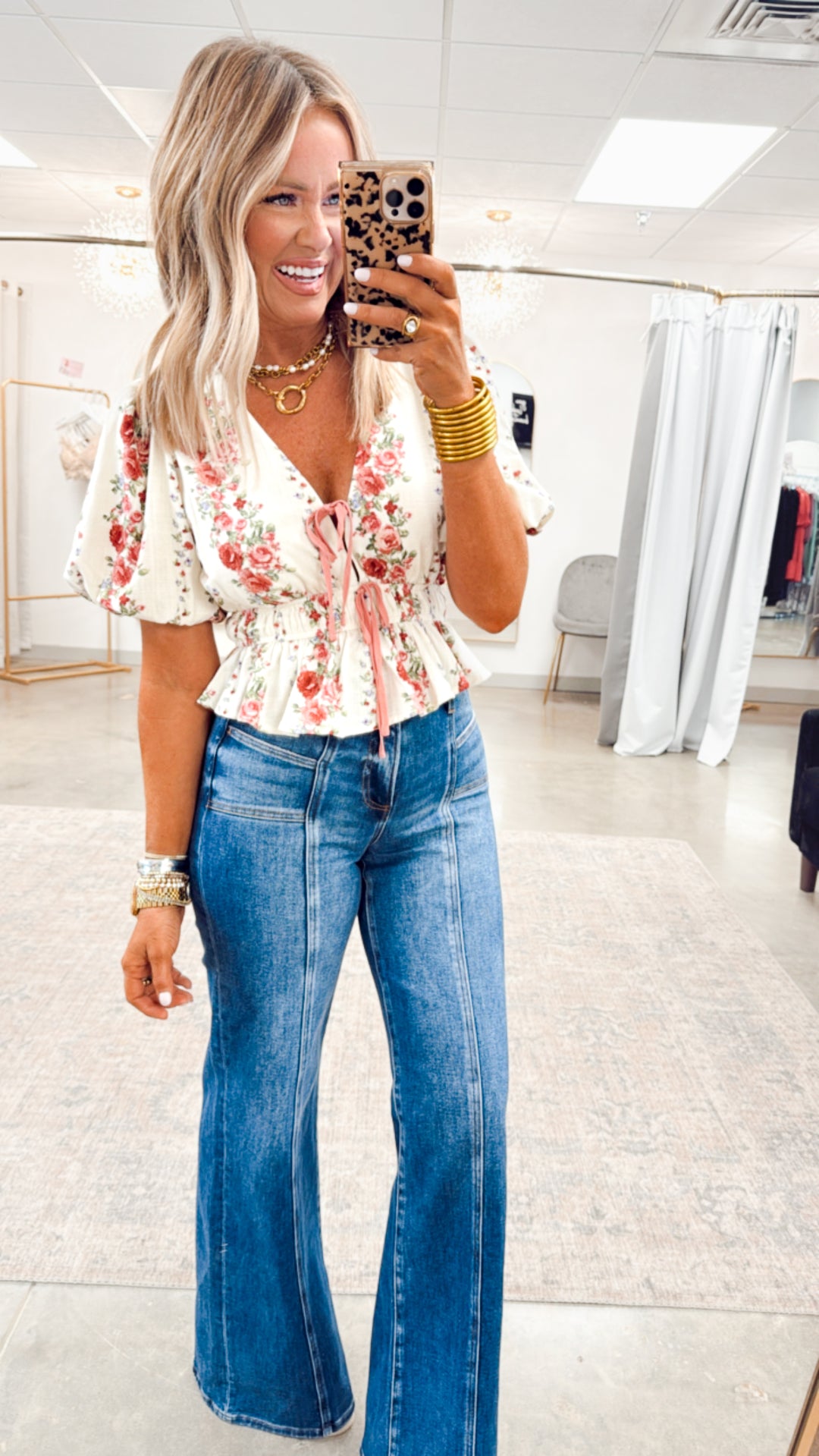 Evie Floral Top