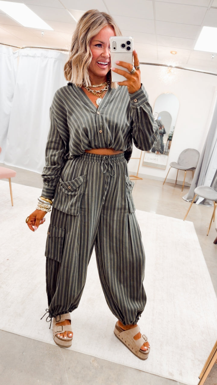 The Verity Cargo Pants Set