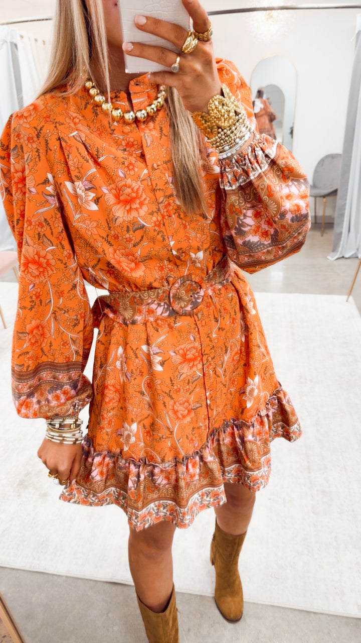 Rustic Meadow Mini Dress