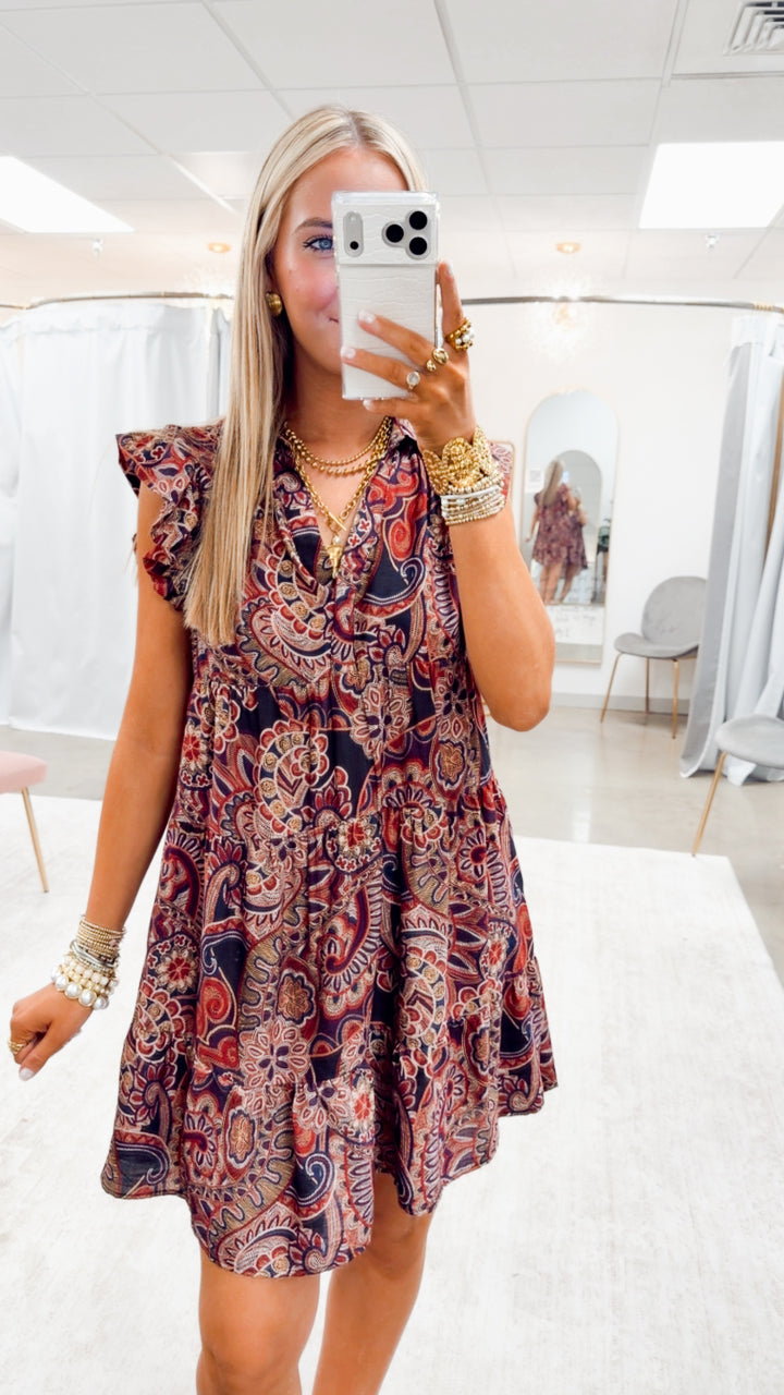 The Hazelwood Tiered Mini Dress