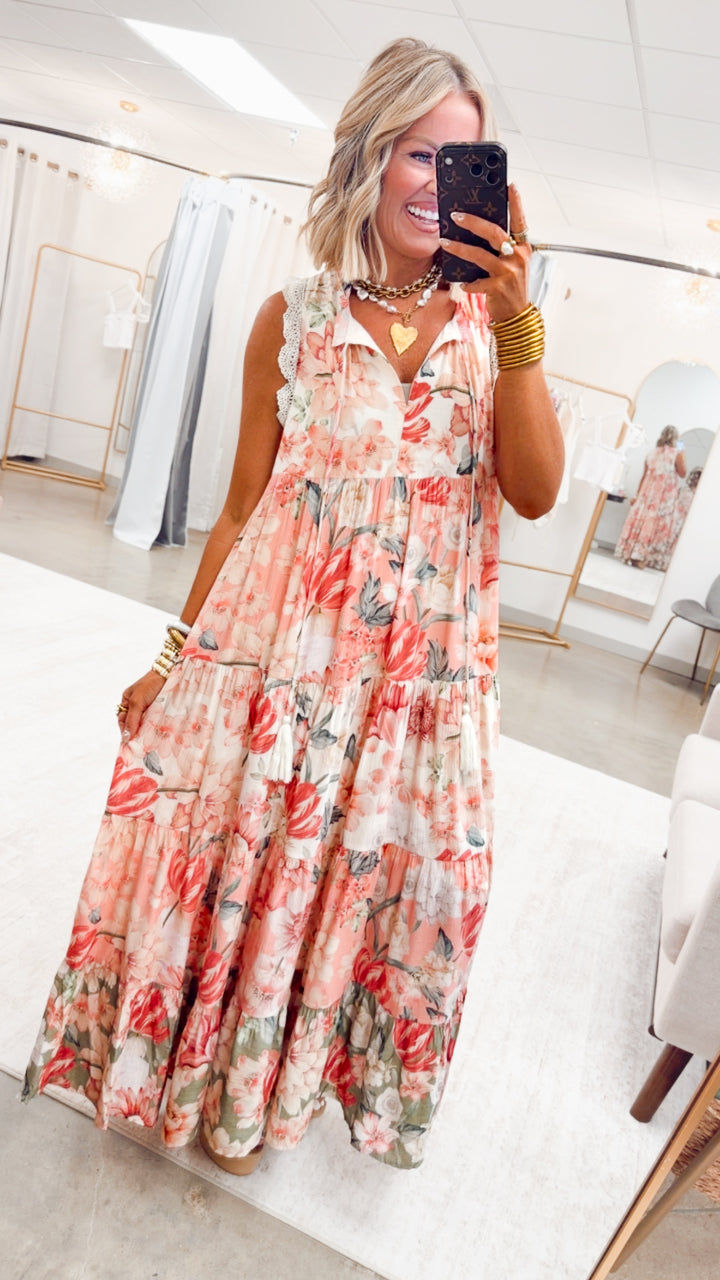 The Dainty Bloom Maxi Dress