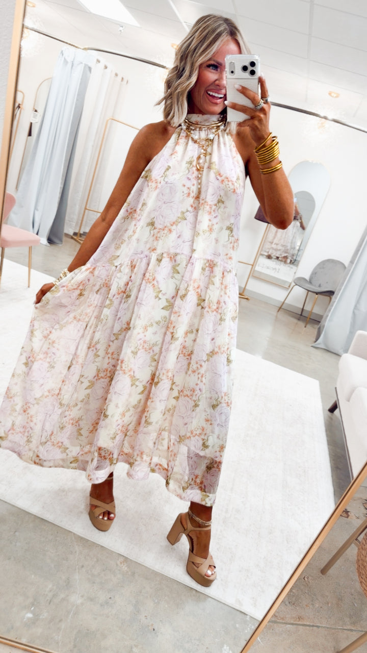 The Rose Halter Dress