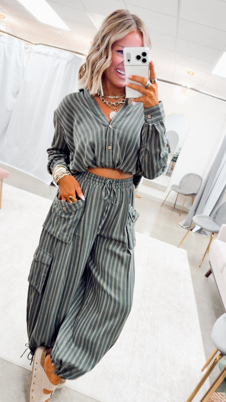 The Verity Cargo Pants Set