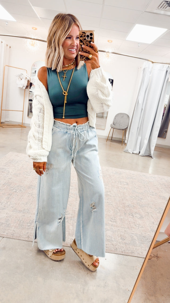 Skylar Open Front Cardigan Sweater