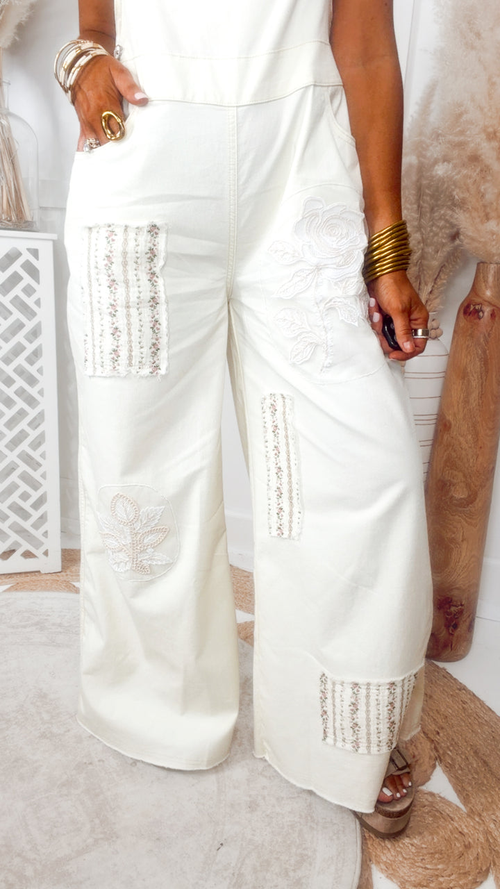 The Luma Patchwork Overalls