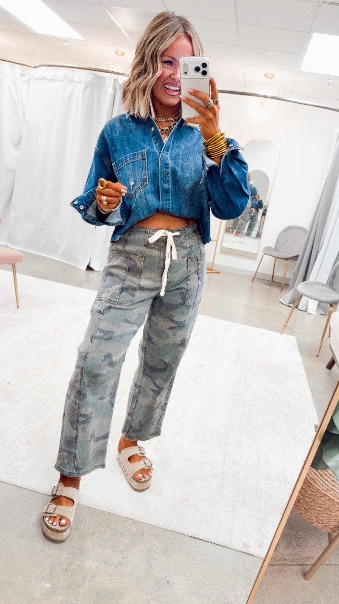 The Rogue Camo Barrel Jean
