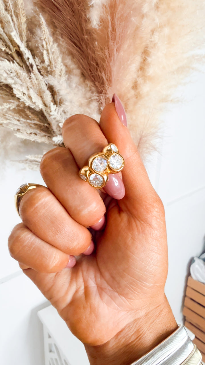 The Twist Crystal Ring