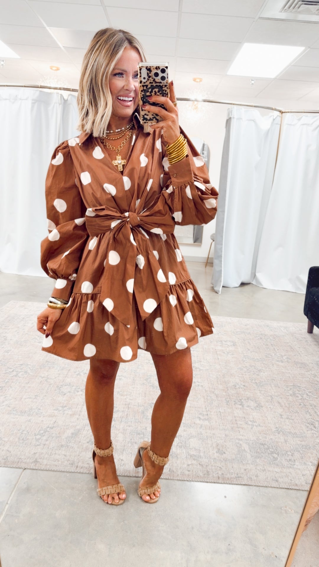 The Daisy Dot Mini Dress