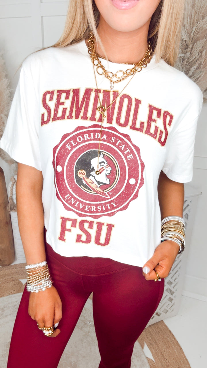 Seminoles Boxy Fit Cropped Tee