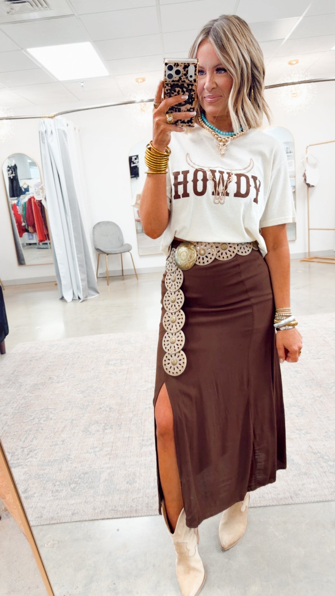 Howdy Longhorn Tee-Bone