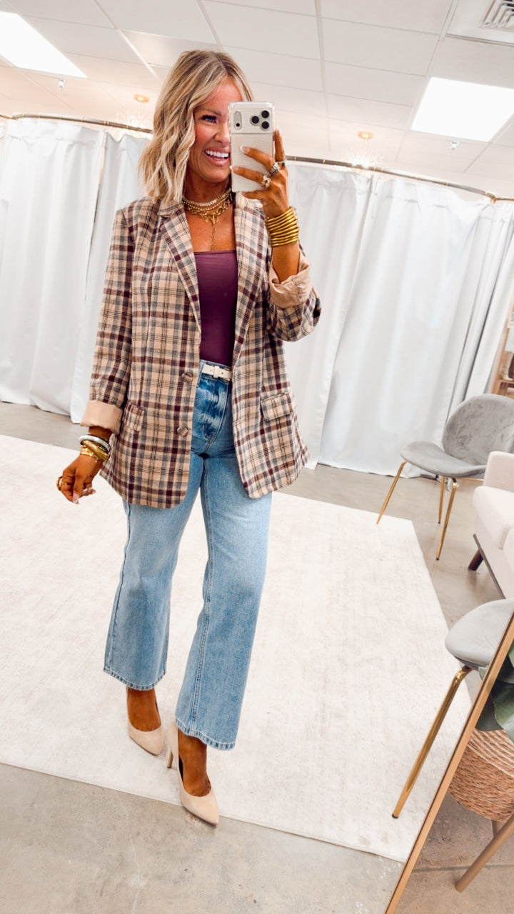 The Ashford Plaid Blazer