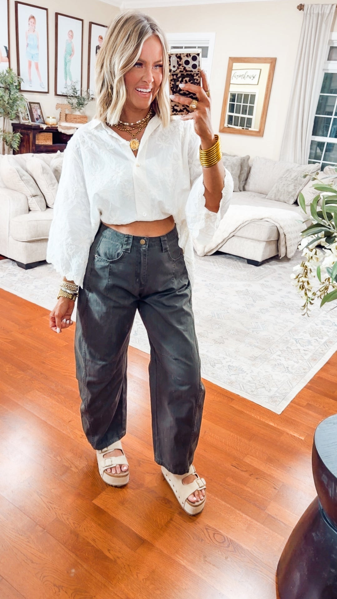 Jade Wide Leg Pintuck Pants