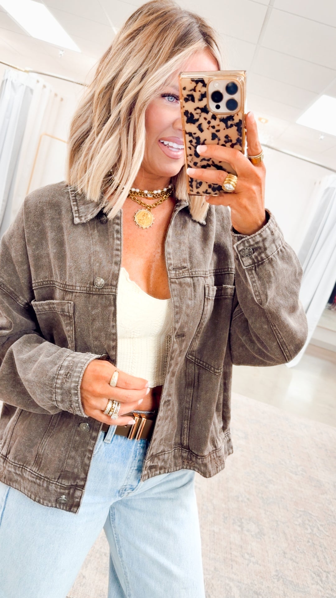 Oak Ridge Denim Jacket-Black Coffee