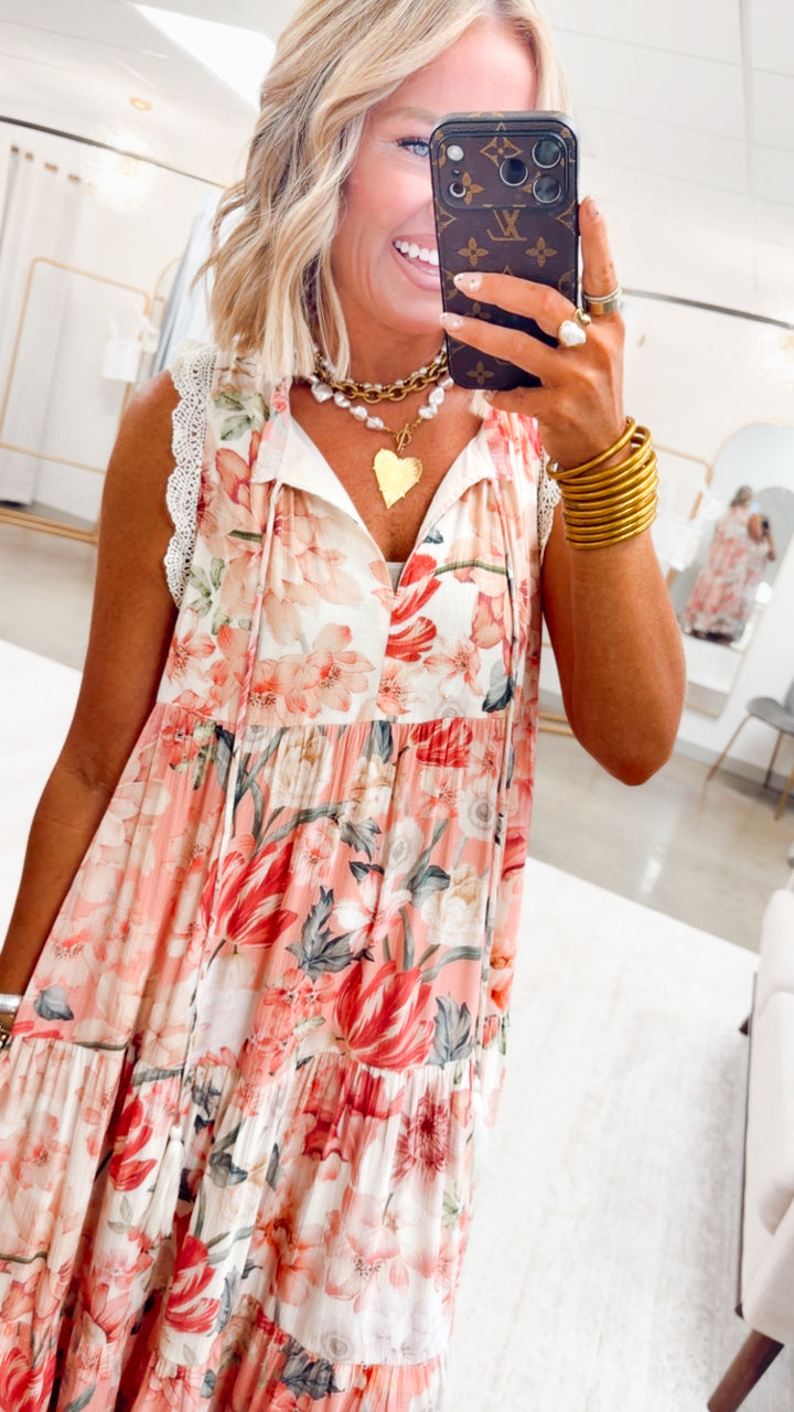 The Dainty Bloom Maxi Dress