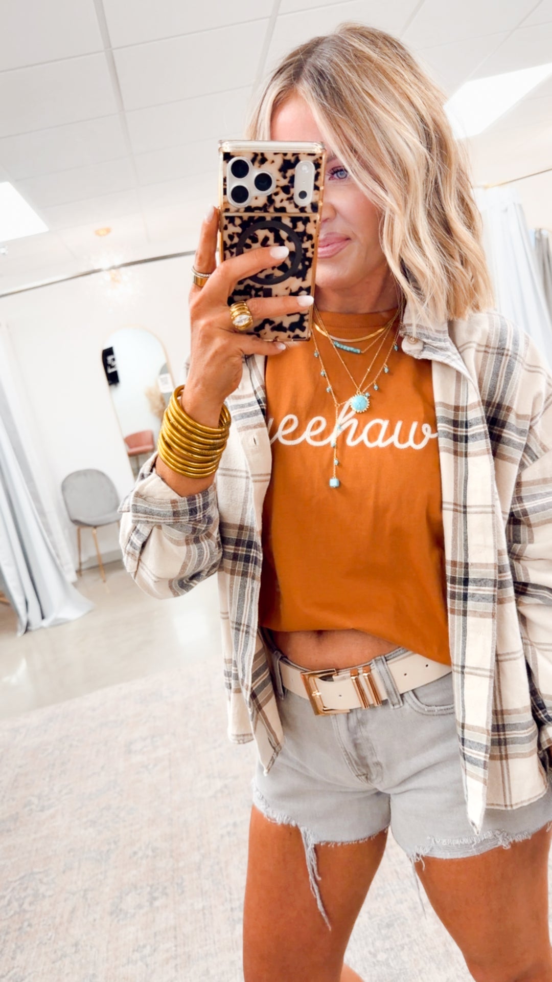 Yeehaw Stitched Tee