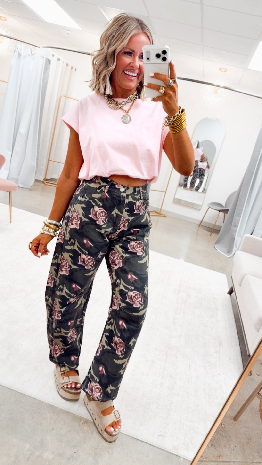 The Rose Command Barrel Jean