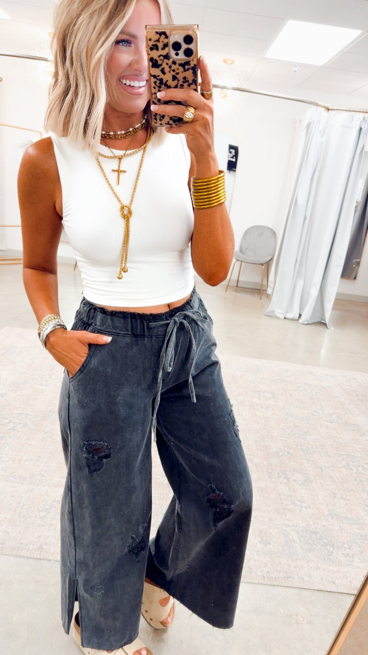 Sol Wanderer Jeans-Black