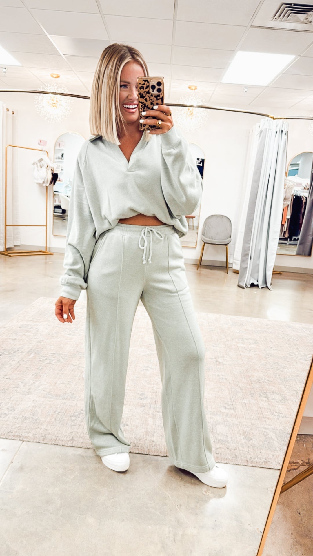 Willowmere Lounge Set-Sage Green