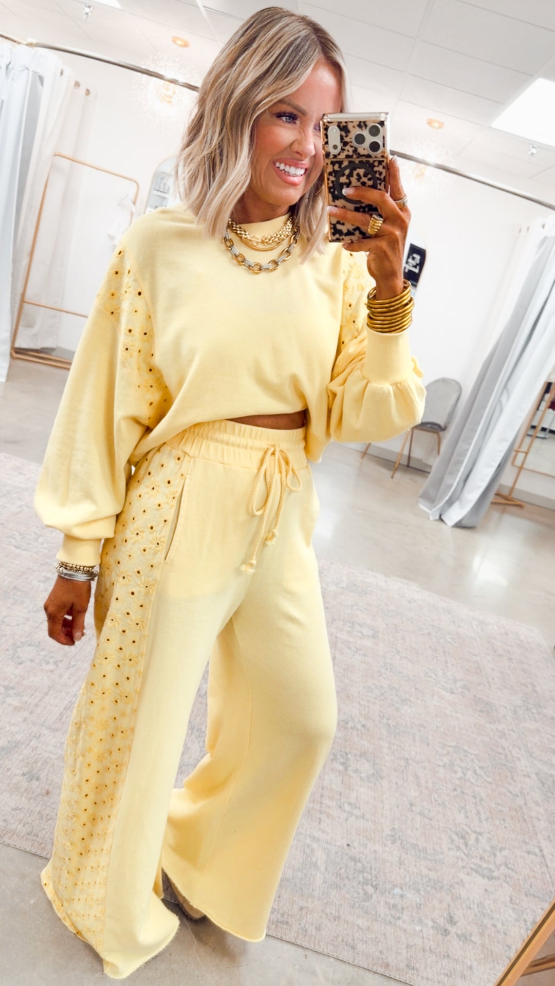 The Paloma Plush Set-Mellow Yellow