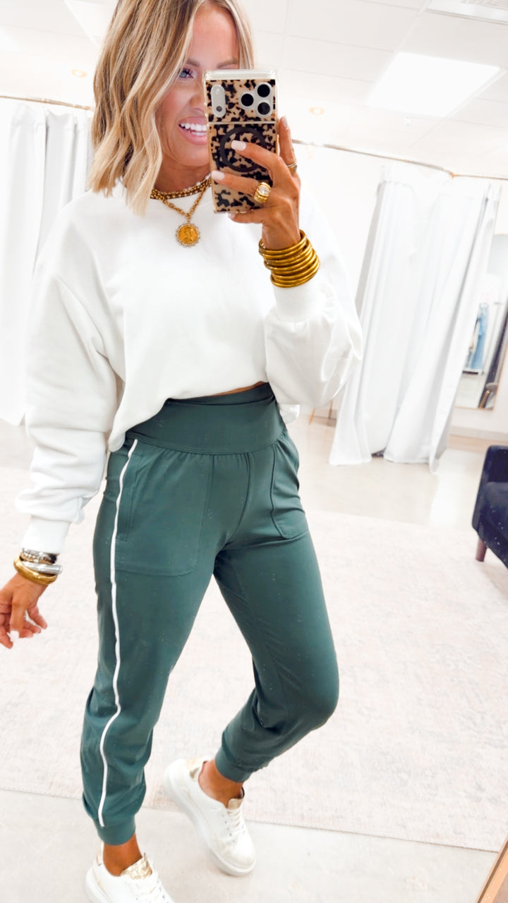 The Butter Flex Joggers-Dk Forest