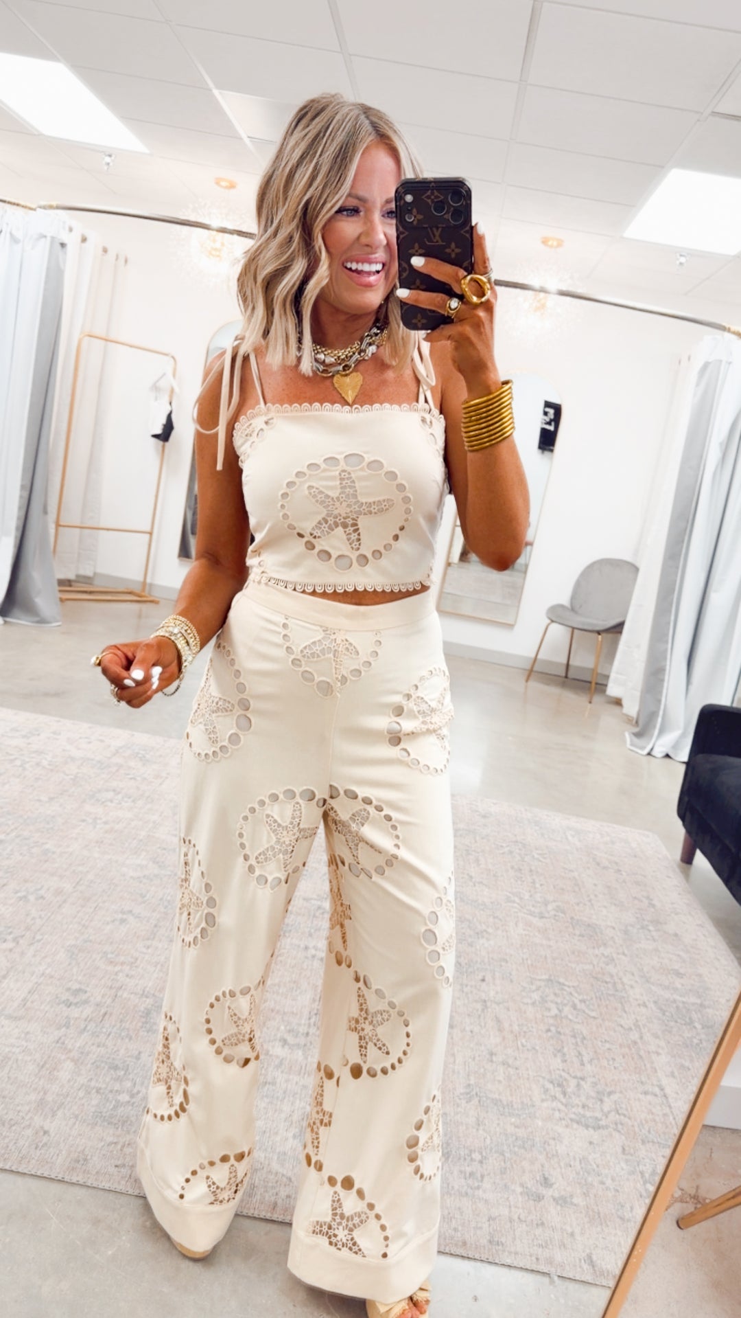 The Starshore Two Piece Set-Taupe