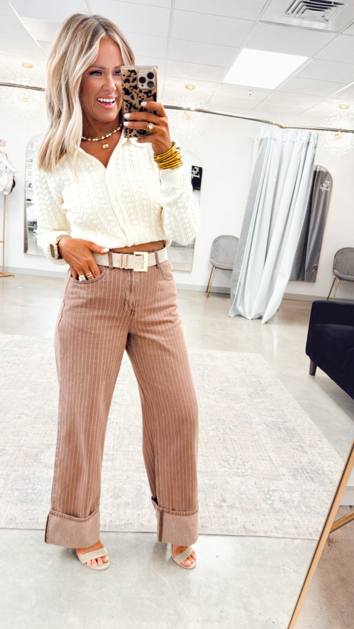 Axis Stripe Jeans