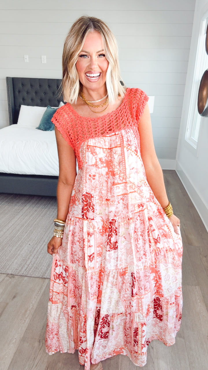 Wren Boho Crochet Maxi