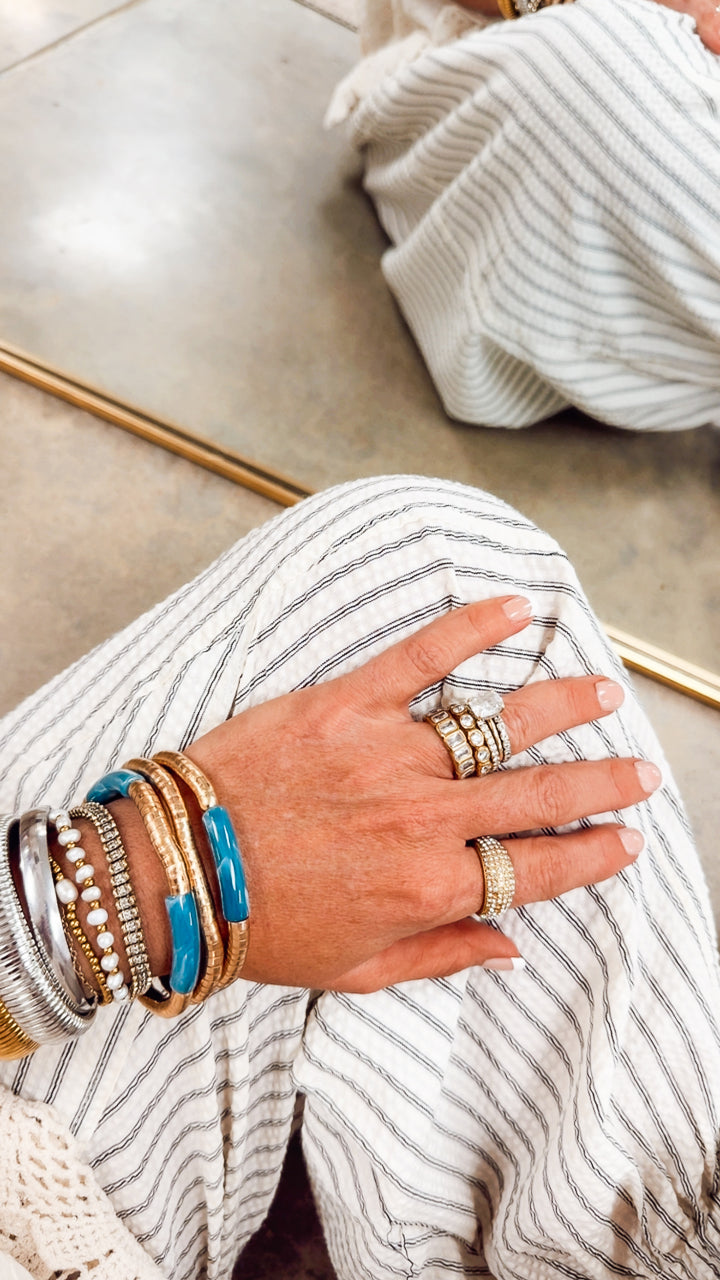 Imperial Blue Stretch Bracelet Set