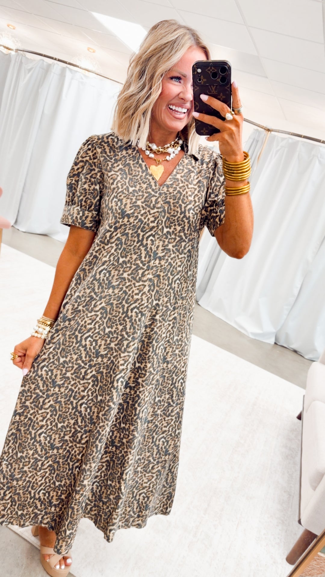 The Untamed Chic Midi Dress