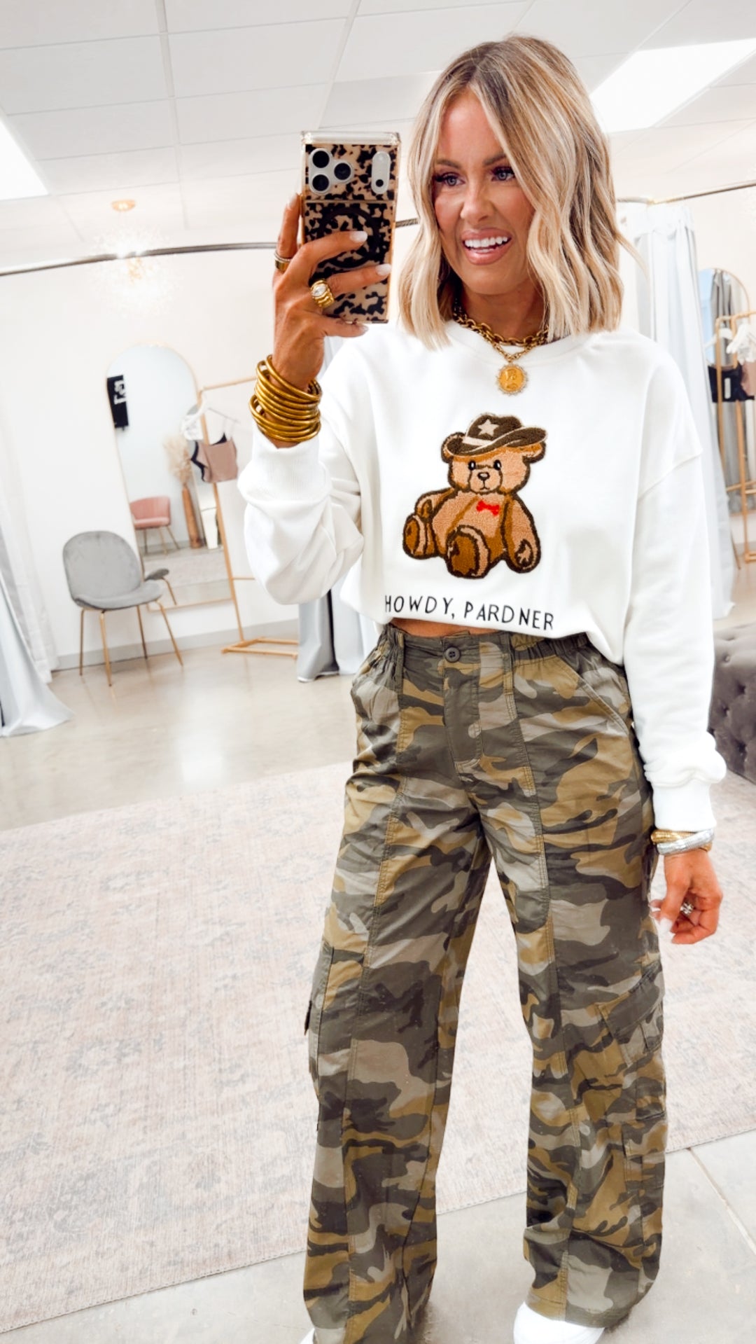 Teddy Western Sweatshirt