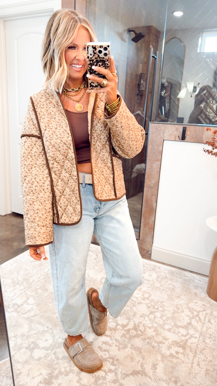 The Harvest Bloom Quilted Jacket