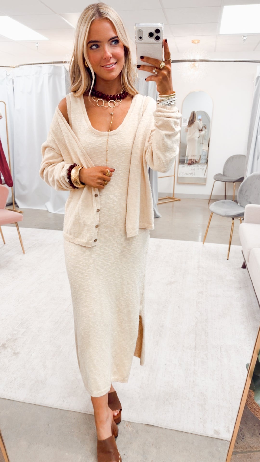 The Serene Couture Set-Natural