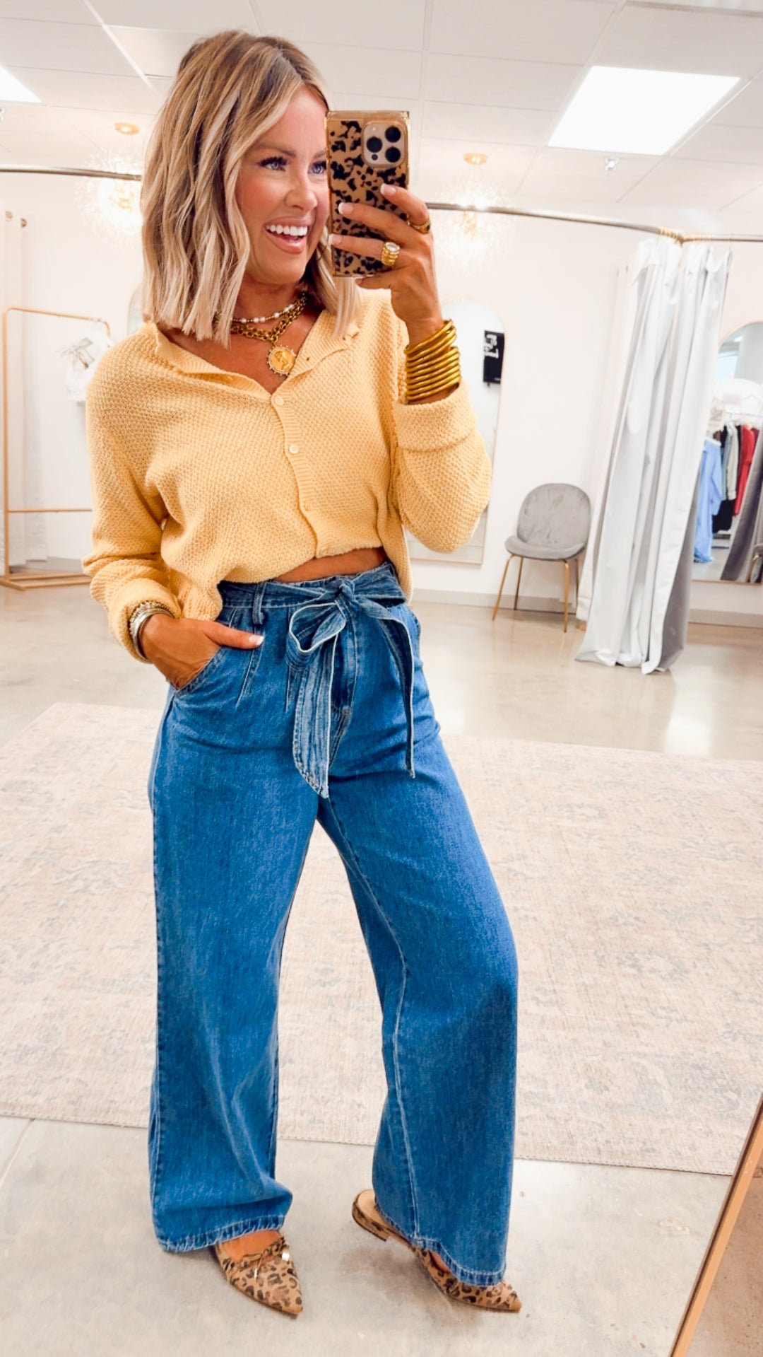 Grace Scalloped Top-Butter