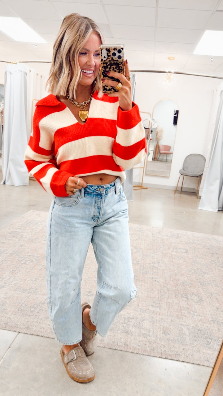 The Sammie Barrel Jeans