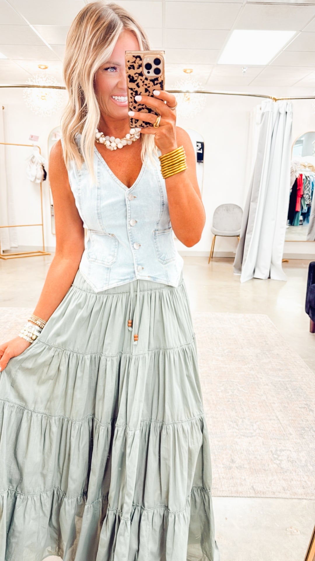 Nash Denim Vest-Light Denim