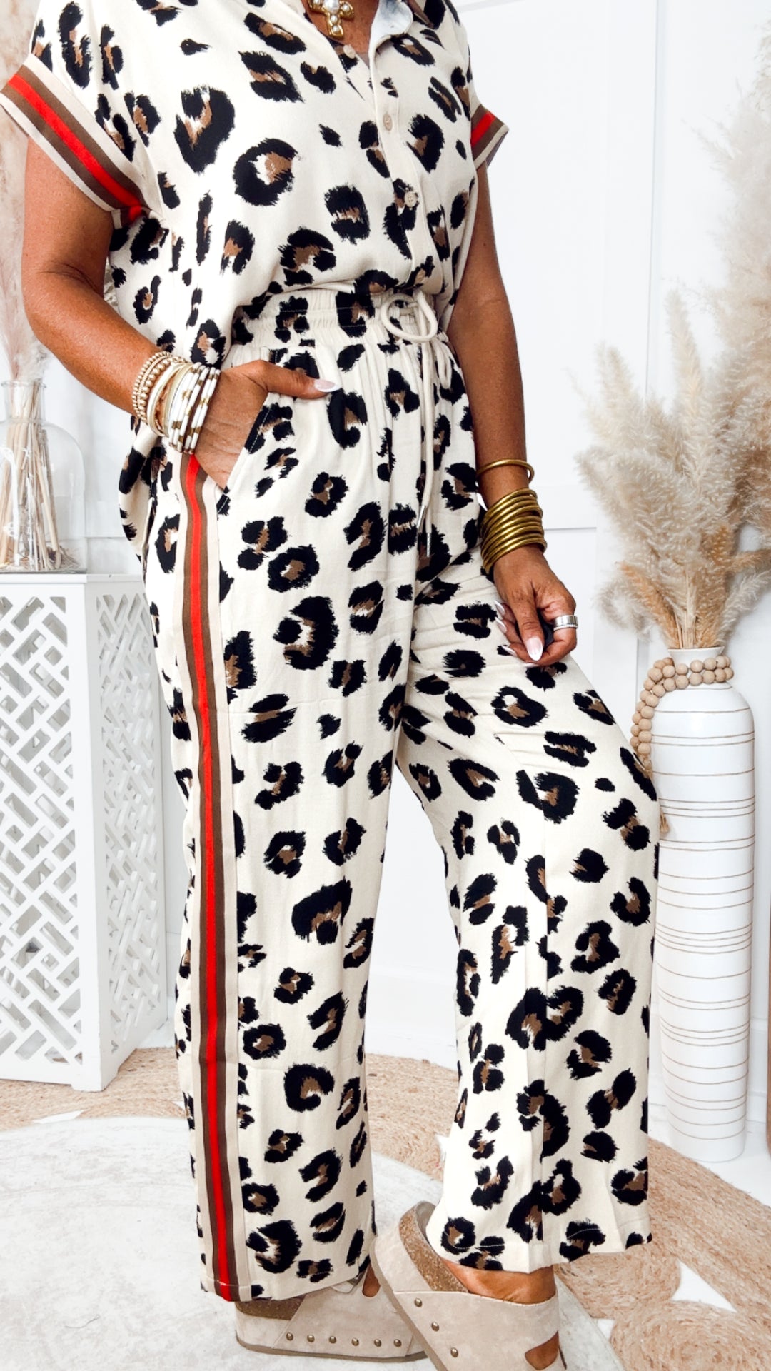 The Leopard League Pants Set